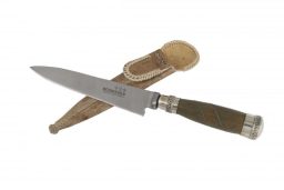 Cuchillo Hoja Acero Inox Schmieden 14 Cm Encabado En Madera Palo Santo Con Copas y Alambre Doble En Alpaca y Vaina De Cuero Crudo Cuchillo Hoja Acero Inox Schmieden 14 Cm Encabado En Madera Palo Santo Con Copas y Alambre Doble En Alpaca y Vaina De Cuero Crudo