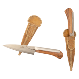 Alternative view of Cuchillos Mango De Madera Y Alpaca Con Hoja De Tuzar Acero Inoxidable Schmieden 14 Cm Estilo TUZAR CRIOLLO