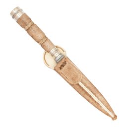 Alternative view of Cuchillo Cuero Crudo y Alpaca 14Cm Acero Inox Vaina Cuero Crudo Fino