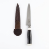 Cuchillo Eco Asta y Ciervo 14Cm Acero Inox Vaina Vaqueta Fina
