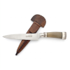 Cuchillo Asta y Alpaca 14Cm Acero Inox Vaina Vaqueta Cocida Cuchillo Asta y Alpaca 14Cm Acero Inox Vaina Vaqueta Cocida