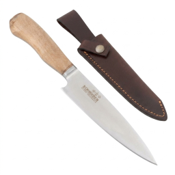 Alternative view of Cuchillo Regional Madera 14 Cm Acero Inox Vaina Monte