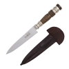 Cuchillo Madera y Alpaca 14 Cm Acero Inox. Vaina Vaqueta Cocida Cuchillo Madera y Alpaca 14 Cm Acero Inox. Vaina Vaqueta Cocida