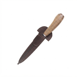 Alternative view of Cuchillo Regional Madera 14Cm Acero Inox Vaina Vaqueta Cocida