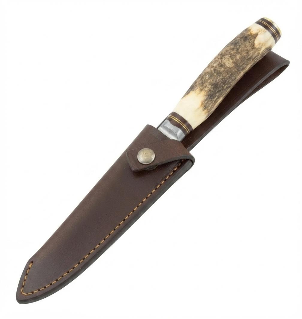 Cuchillo De Ciervo 14 Cm Acero Inox Vaina Monte Cuchillo De Ciervo 14 Cm Acero Inox Vaina Monte